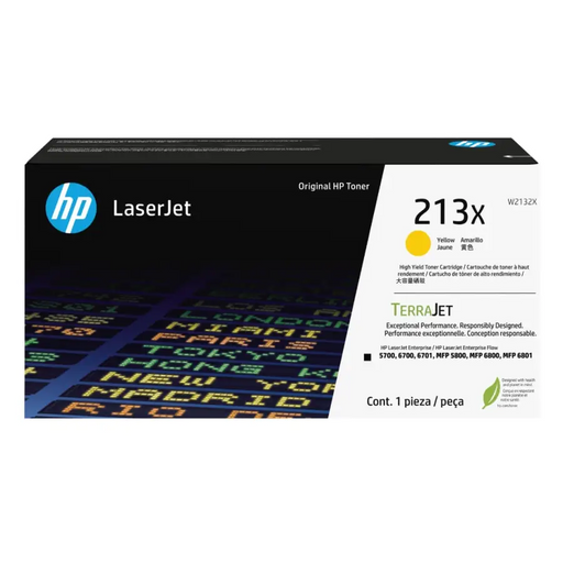 Консуматив HP 213X Yellow Original LaserJet Toner Cartridge