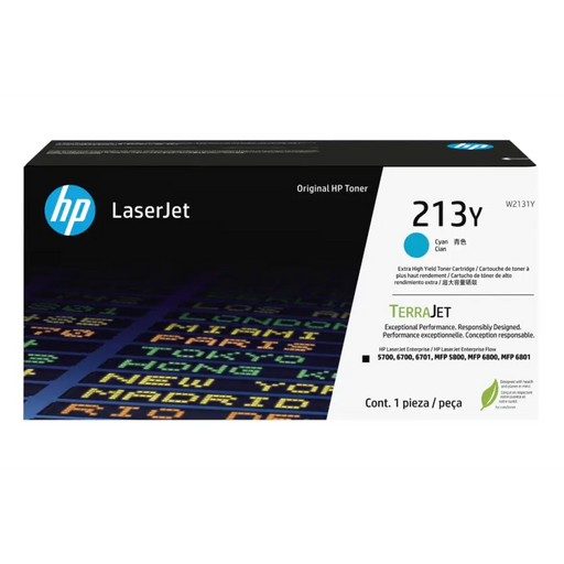 Консуматив HP 213Y Cyan Original LaserJet Toner Cartridge