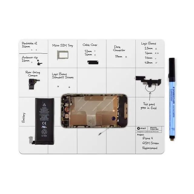 Магнитна подложка iFixit Magnetic Project Mat 20 x 25 cm