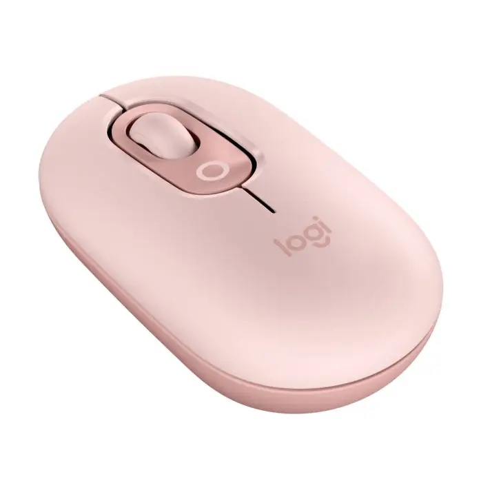 Мишка Logitech POP Mouse with emoji - ROSE - BT - N/A