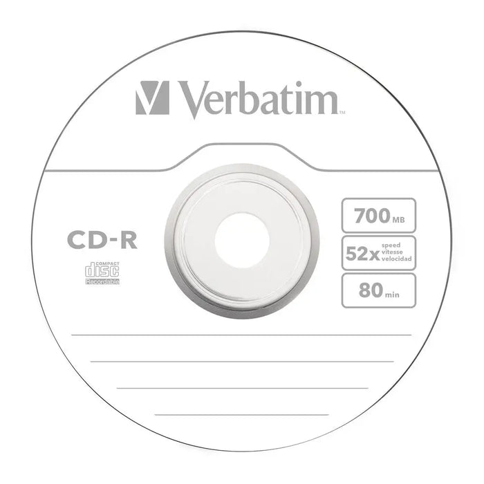 Медия Verbatim CD-R 52X SC SINGLE WRAP 700MB EXTRA