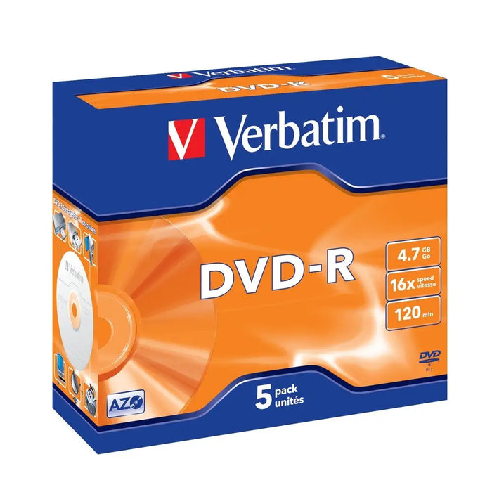 Медия Verbatim DVD - R AZO 4.7GB 16X MATT SILVER