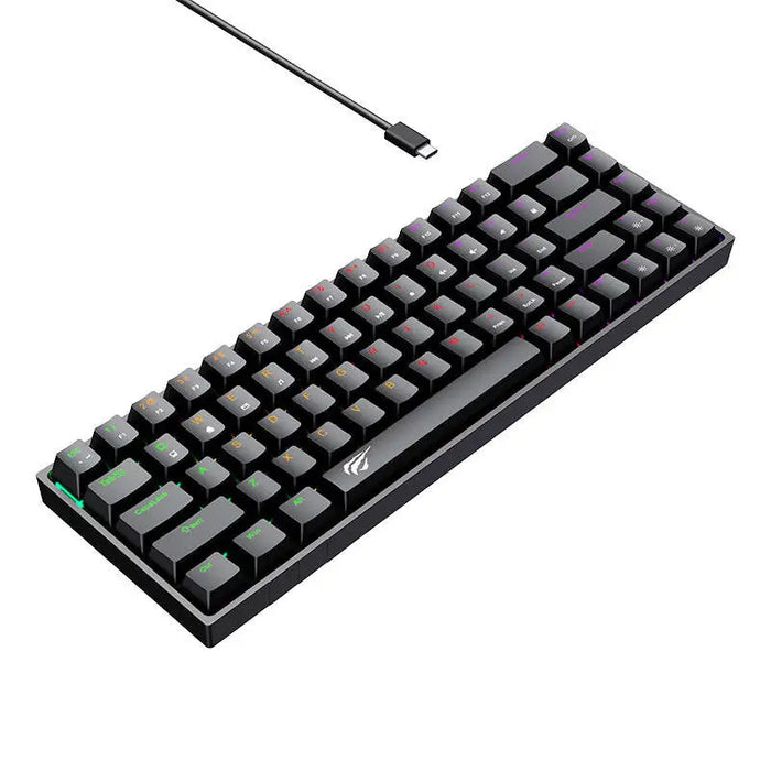 Механична гейминг клавиатура Havit KB881L RGB черна