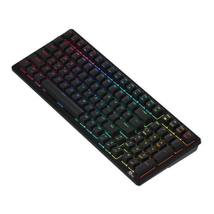 Механична клавиатура Royal Kludge RK98 RGB Red switch черна