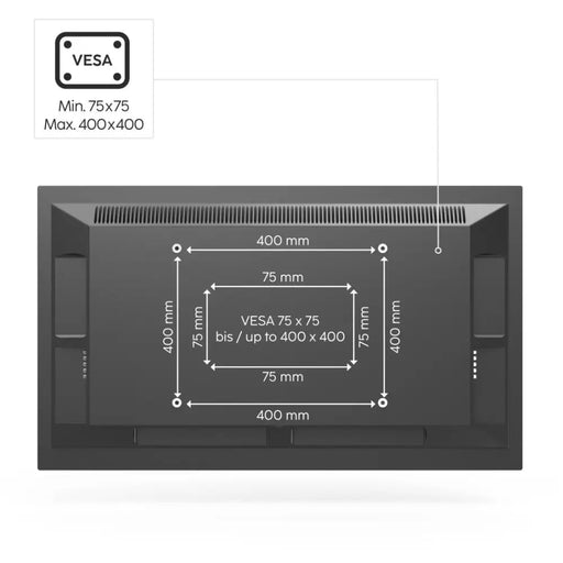 Метална поставка TV 400x400 165 см (65’’) HAMA-118086