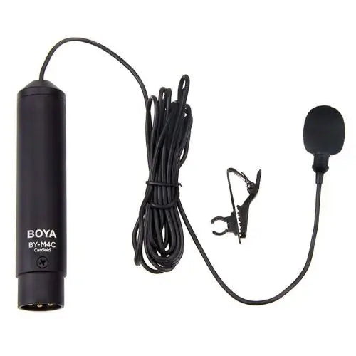 Микрофон BOYA BY-M4C XLR конектор черен