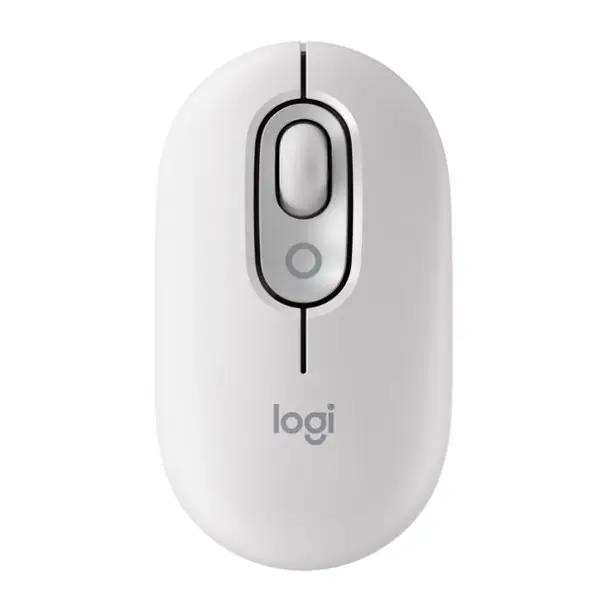 Мишка Logitech POP Mouse with emoji - OFF-WHITE - BT