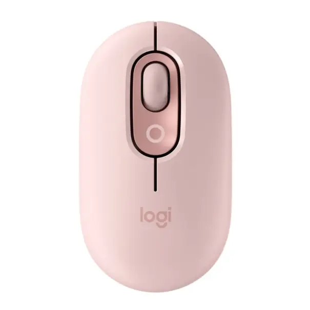 Мишка Logitech POP Mouse with emoji - ROSE - BT - N/A