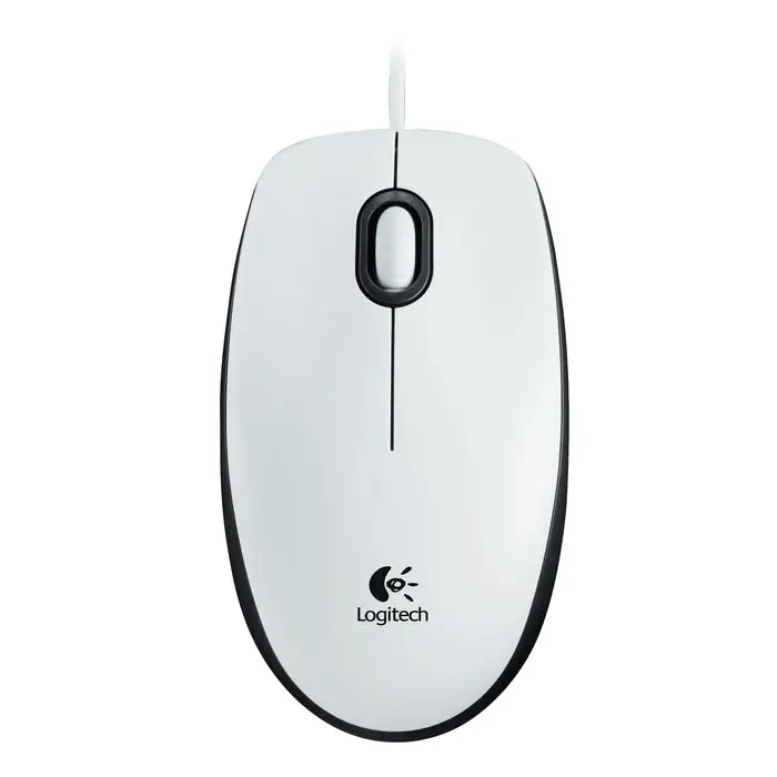 Мишка Logitech Mouse M100 White