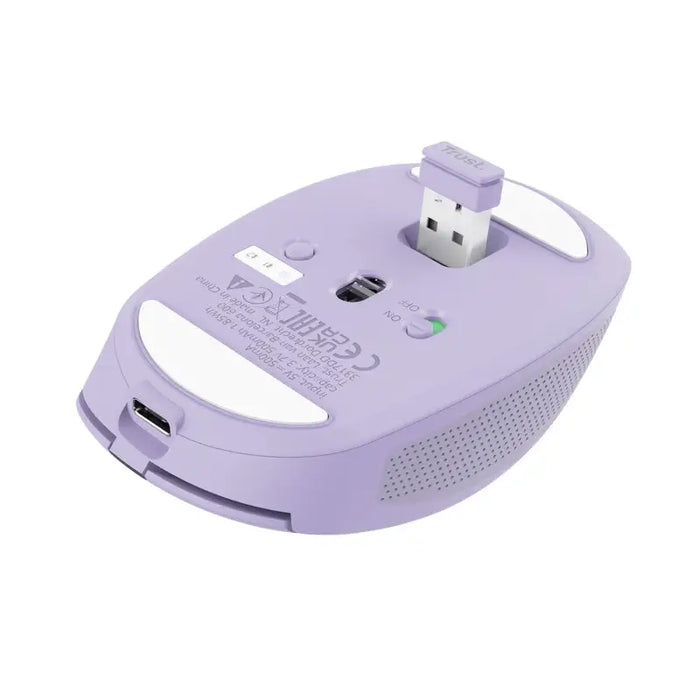 Мишка TRUST Ozaa Compact Wireless Mouse purple