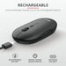 Мишка TRUST Puck Wireless & BT Rechargeable Mouse Black