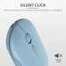 Мишка TRUST Puck Wireless & BT Rechargeable Mouse Blue