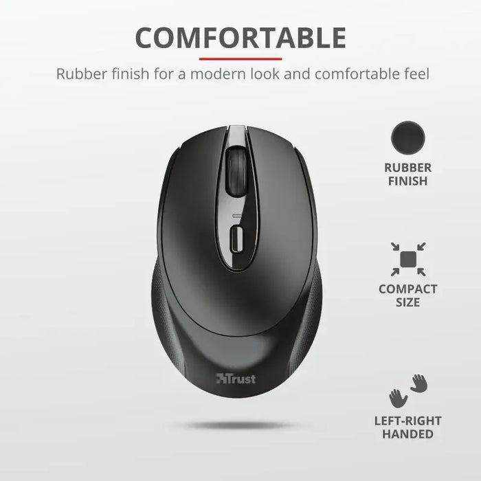 Мишка TRUST Zaya Wireless Rechargeable Mouse Black