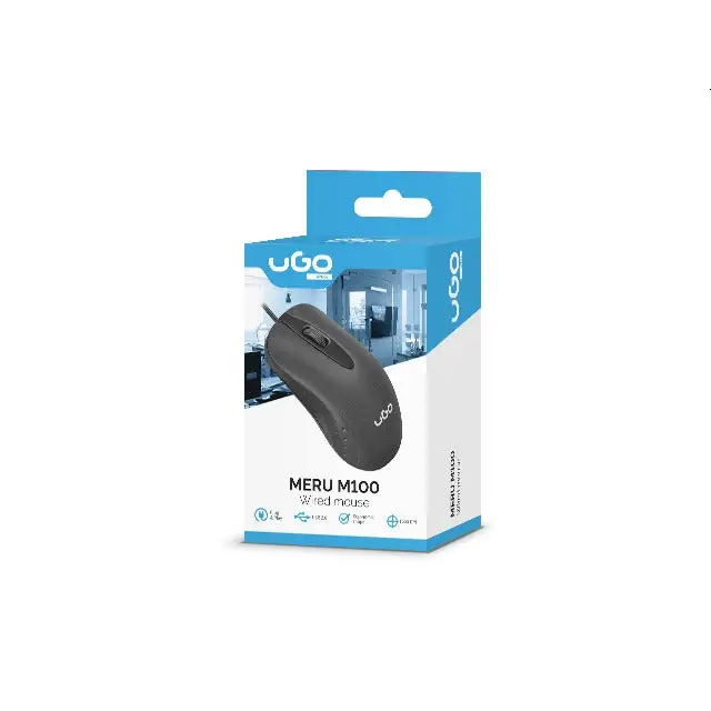 Мишка uGo Mouse Meru M100 1000DPI Optical Black