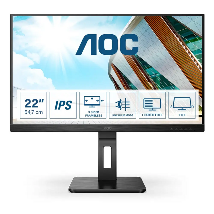 Монитор AOC 22P2Q 21.5’ IPS WLED 1920x1080@75Hz