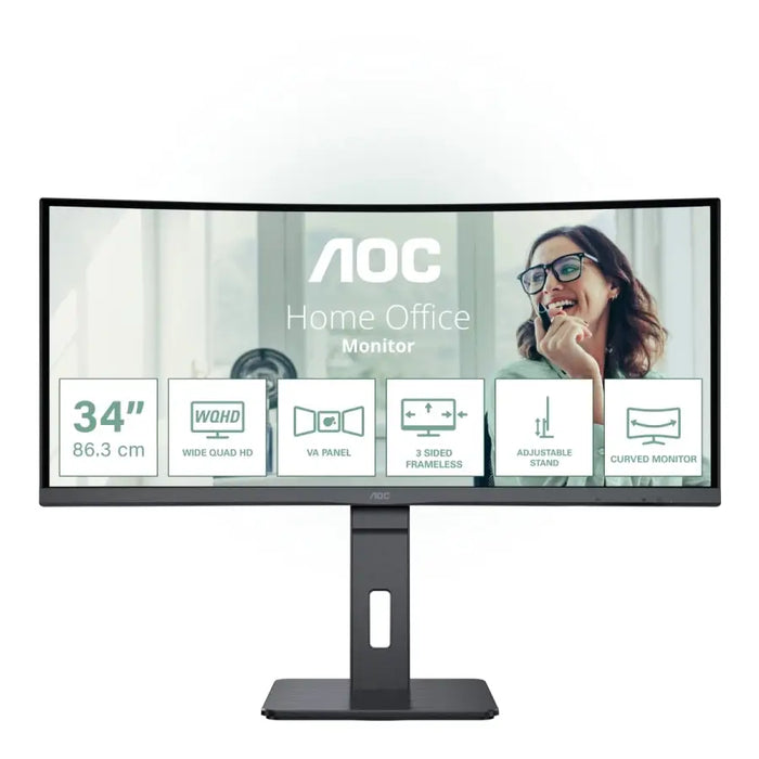 Монитор AOC CU34P3CV 34’ VA WLED Curved 1500R 3440x1440