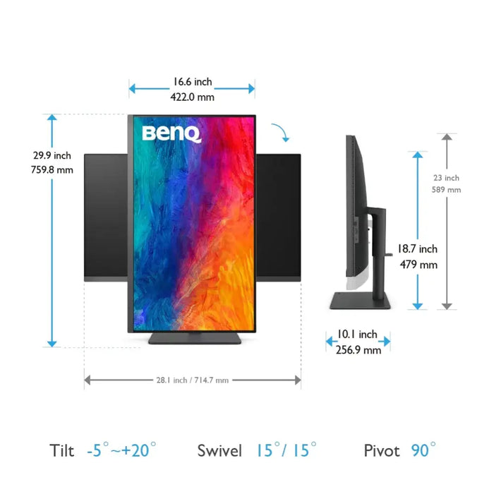 Монитор BenQ PD3205U 32’ IPS 4ms 3840x2160 4K