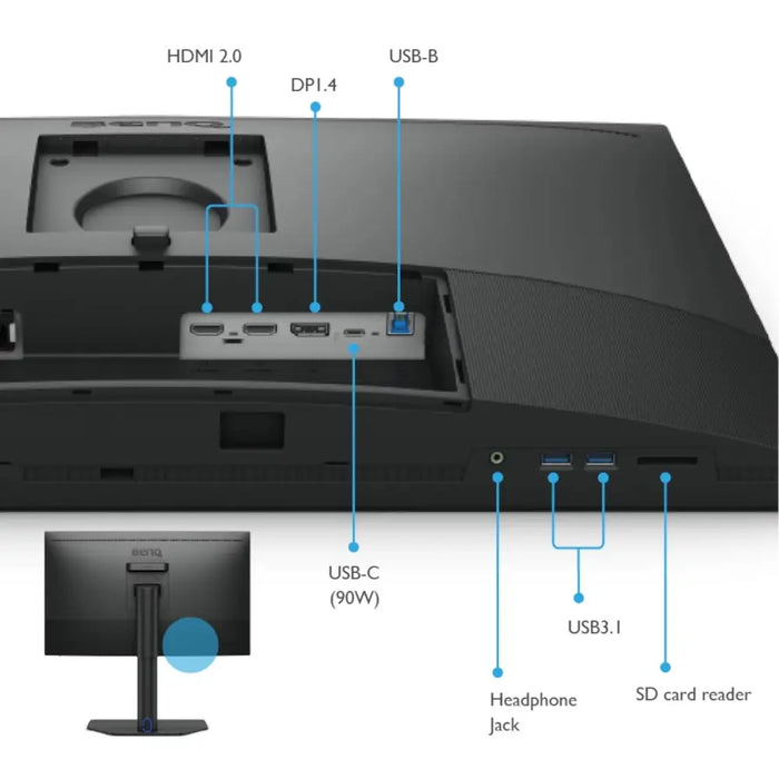 Монитор BenQ SW272Q 27’ IPS 2K 2560x1440 300 cd/m2