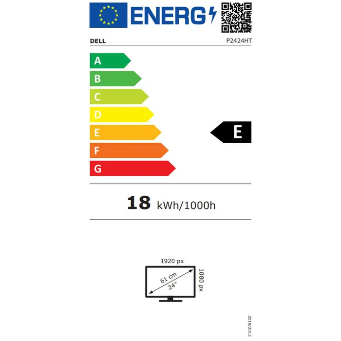 Монитор Dell P2424HT 23.8’ Wide LED AG Touch IPS