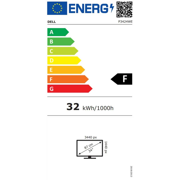 Монитор Dell P3424WE 34’ Curved WQHD AG IPS 21:9