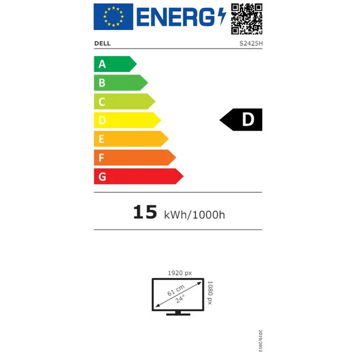 Монитор Dell S2425H 23.8’ LED Flat Screen IPS AG