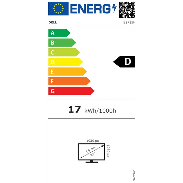 Монитор Dell S2725H 27’ LED Flat Screen IPS AG