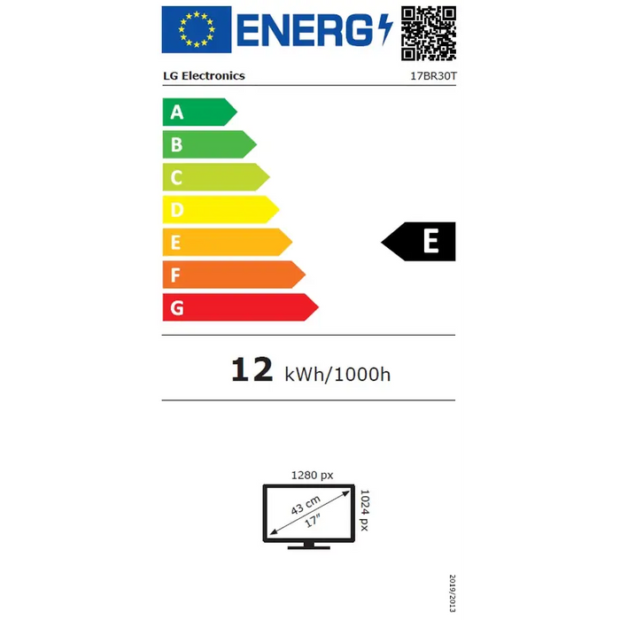 Монитор LG 17BR30T-B 17” 5:4 TFT TN LCD Touch