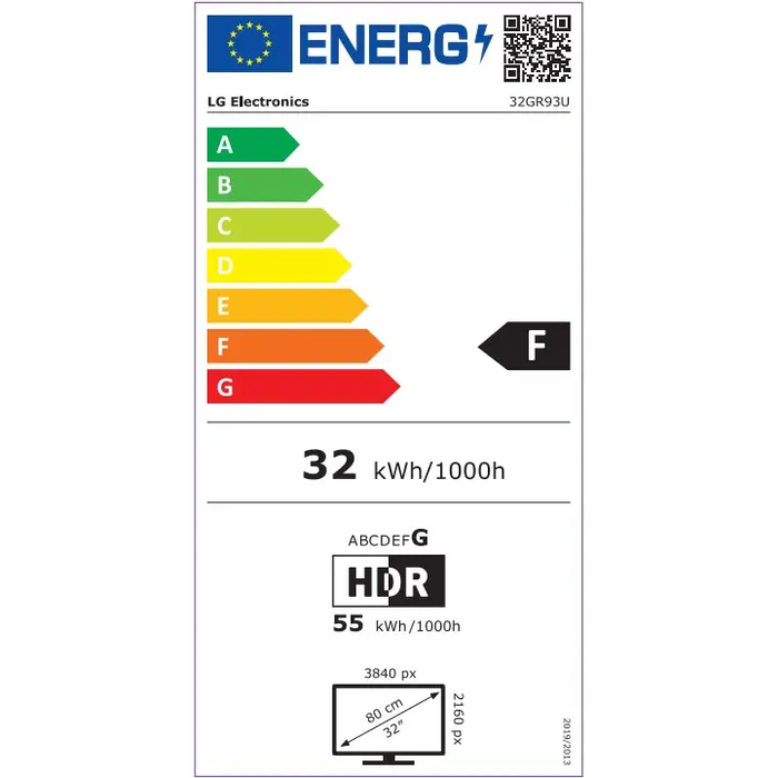 Монитор LG 32GR93U-B 32’’ UltraGear IPS 1ms AG