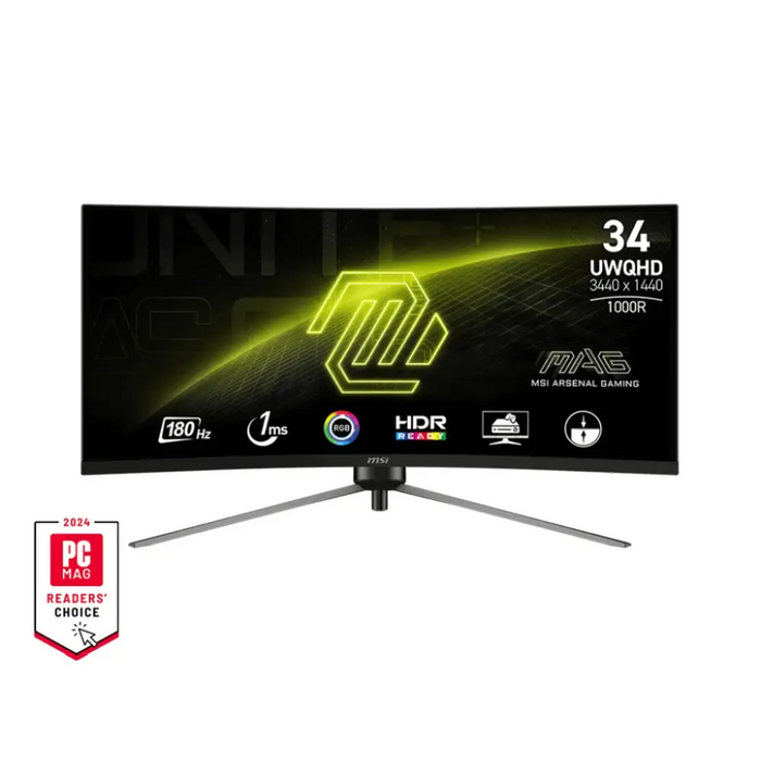 Монитор MSI MAG 345CQR 34’’ VA 180Hz 1ms UWQHD