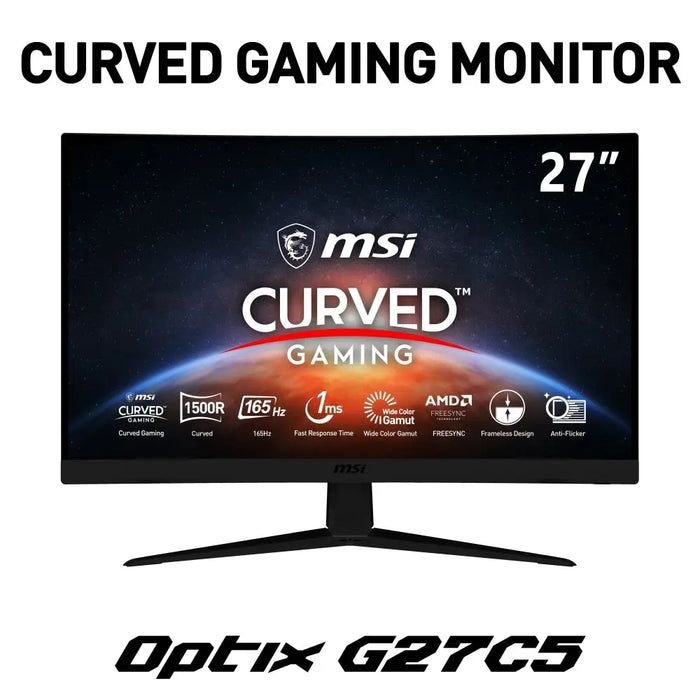 Монитор MSI Optix G27C5 27’’ VA 165Hz 1ms FHD