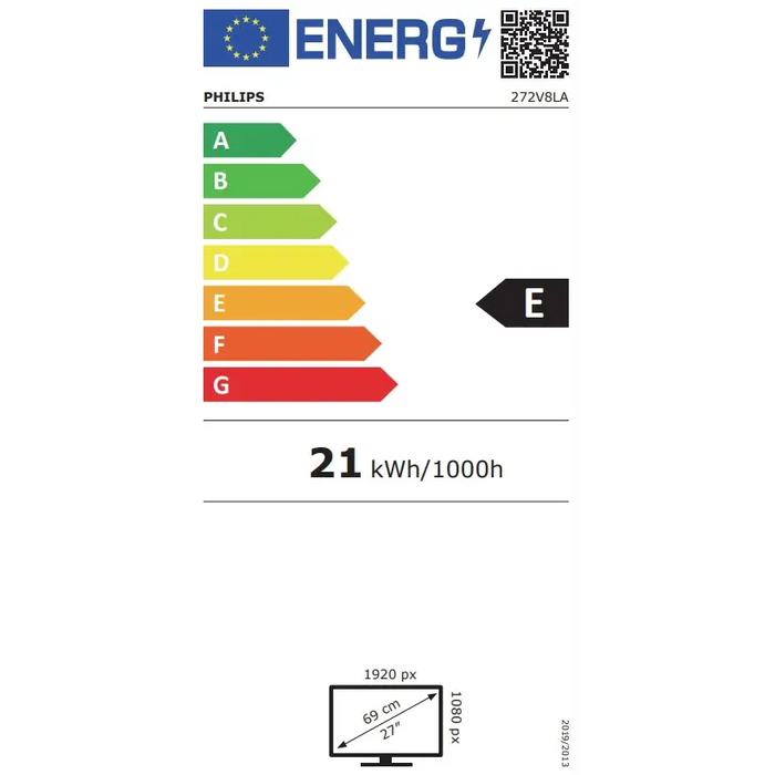 Монитор Philips 272V8LA 27’’ VA WLED