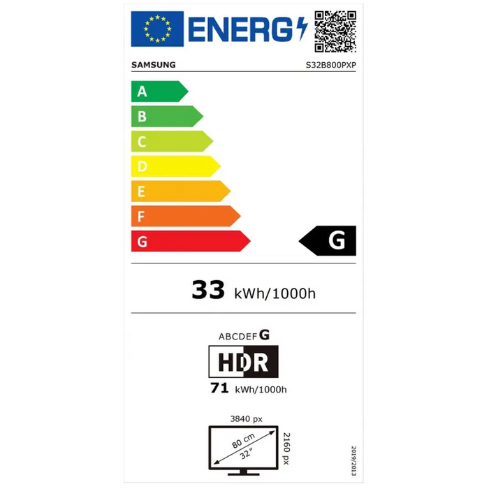 Монитор Samsung 32B800 32’ IPS LED 60 Hz 5 ms GTG