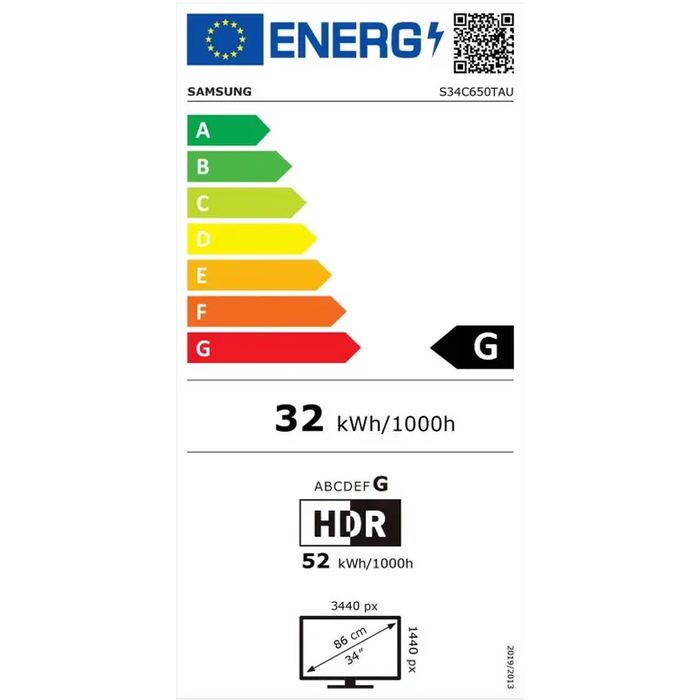 Монитор Samsung 34A650 34’ Curved VA 3440x1440 5ms