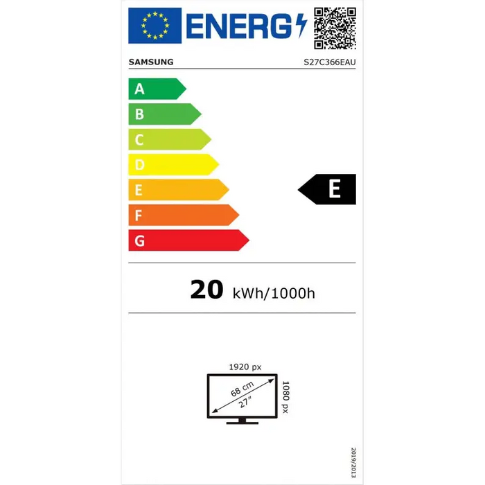 Монитор Samsung LS27C366EA 27’’ Curved VA LED 75