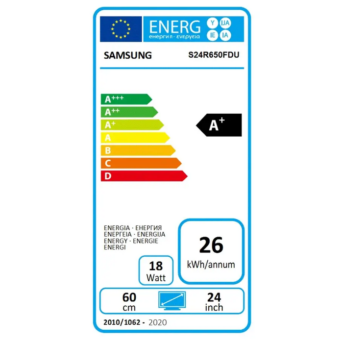 Монитор Samsung S24R650FDU 23.8’’ PLS 75 Hz 5 ms