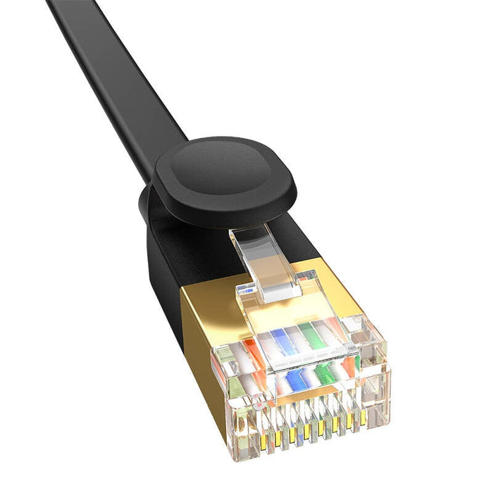 Мрежов кабел Baseus Cat 7 10Gb Ethernet RJ45 2m черен