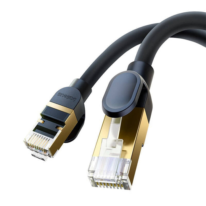 Мрежов кабел Baseus cat.8 Ethernet RJ45 40Gbps 1,5m черен