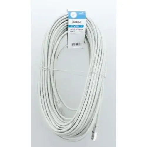 Мрежов кабел HAMA CAT 5e F/UTP RJ-45 - RJ-45 30 m Сив Булк