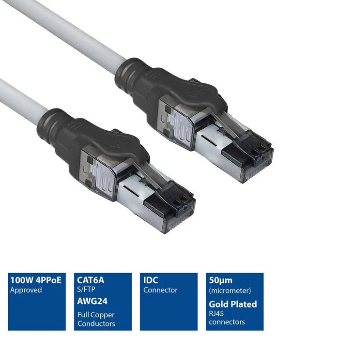 Мрежов пач кабел ACT S/FTP CAT6A IDC