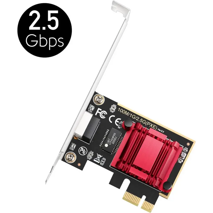 Мрежова карта Cudy PE25 PCIe 10 Mbps/ 100 Mbps/