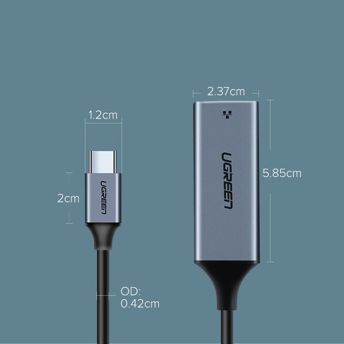 Мрежови адаптер Ugreen RJ45 към USB Type-C (1000 Mbps / 1