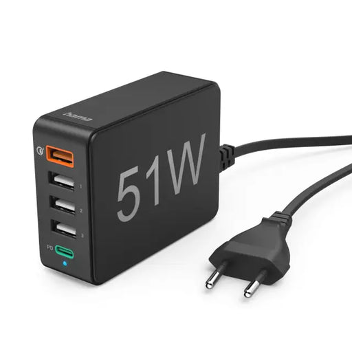 Мрежово зарядно HAMA 51 Watt 5xUSB QC3.0 3x