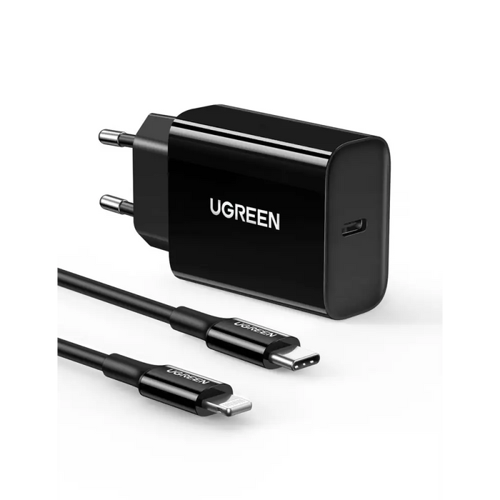 Мрежово зарядно Ugreen CD137 USB-C 20W PD 3.0 Power Delivery