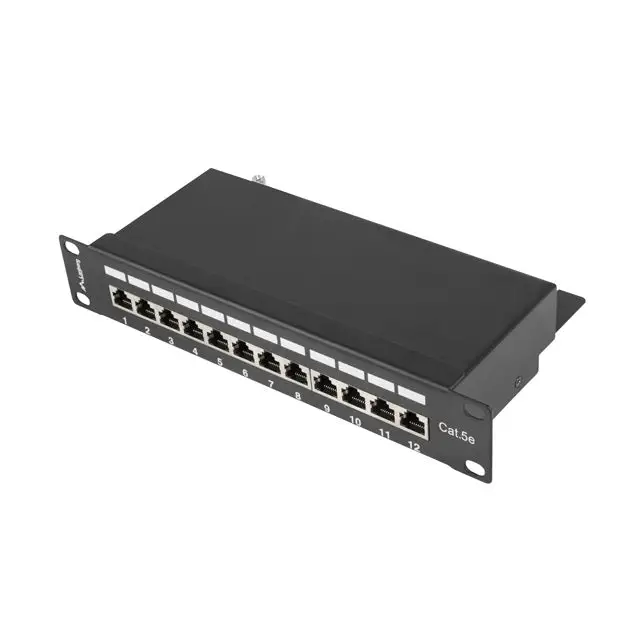 Пач панел Lanberg patch panel 12port 1U 10’