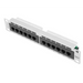 Пач панел Lanberg patch panel 12port 1U 10’ CAT.6 grey