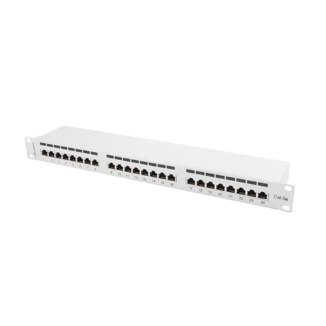 Пач панел Lanberg patch panel 24 port 1U CAT.5E