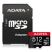 Памет ADATA 512GB MicroSDXC UHS-I U3 V30S High (with