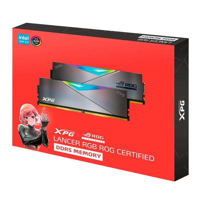 Памет ADATA LANCER ROG RGB 32GB (2x16GB) DDR5 6600 MHz