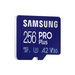 Памет Samsung 256GB Micro SD PRO Plus + Reader Class10