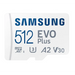 Памет Samsung 512GB micro SD Card EVO Plus with